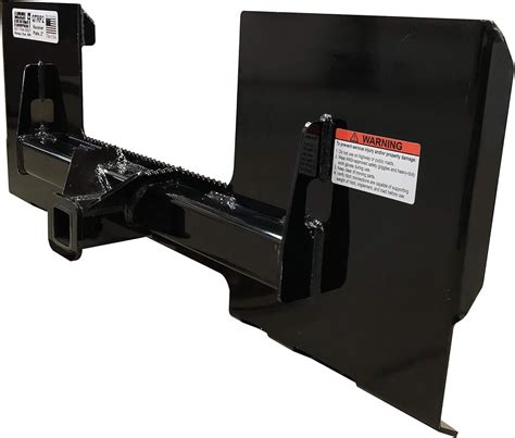 skid steer quick attach trailer hitch|skid steer receiver hitch plate.